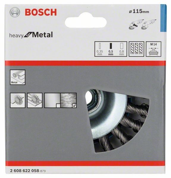 Kegelbürste Metal 2608622058