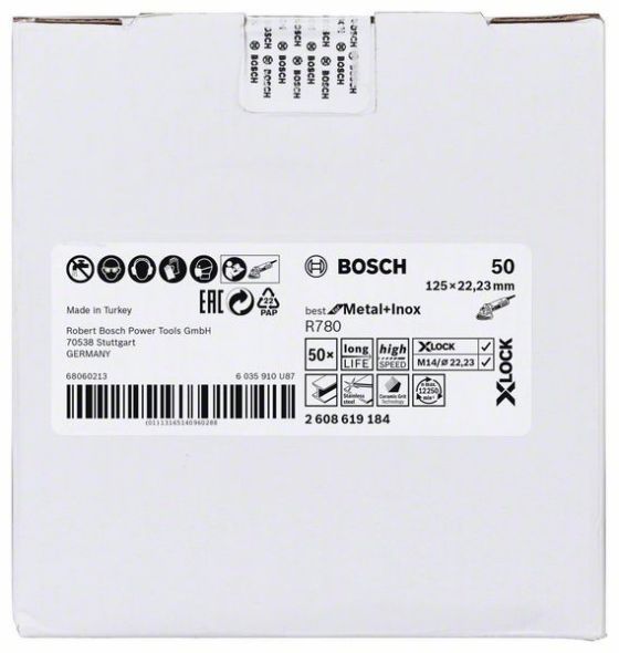 Fiberscheibe X-Lock 2608619184 Fiberscheibe X-Lock 2608619184