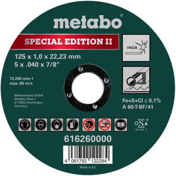 Trennscheibe Spec.Edit.II 616260000 Trennscheibe Spec.Edit.II 616260000