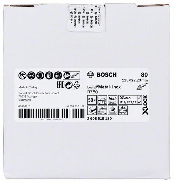 Fiberscheibe X-Lock 2608619180