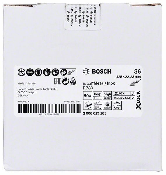 Fiberscheibe X-Lock 2608619183