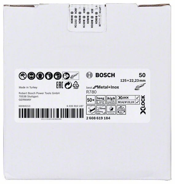 Fiberscheibe X-Lock 2608619184