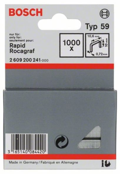 Feindrahtklammer 10m 2609200241 Feindrahtklammer 10m 2609200241