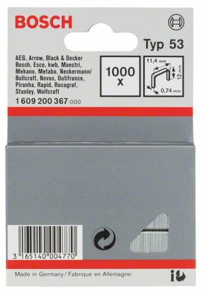 Feindrahtklammer 12m 1609200367 Feindrahtklammer 12m 1609200367