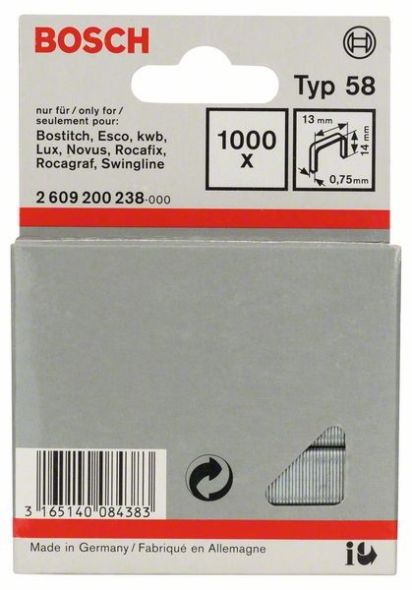 Feindrahtklammer 14m 2609200238 Feindrahtklammer 14m 2609200238