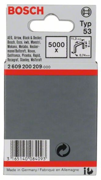 Feindrahtklammer 6mm 2609200209 Feindrahtklammer 6mm 2609200209