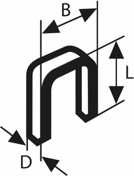 Schmalrückenklammer 2609200226