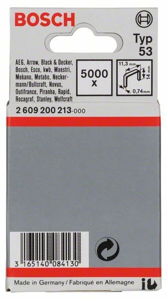 Feindrahtklammer 14m 2609200213