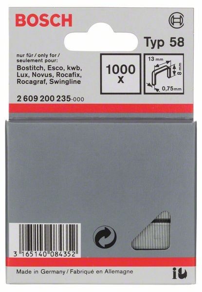 Feindrahtklammer 8mm 2609200235