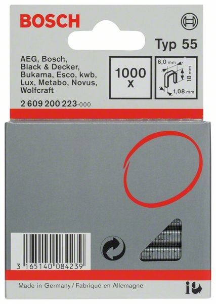 Schmalrückenklammer 2609200223