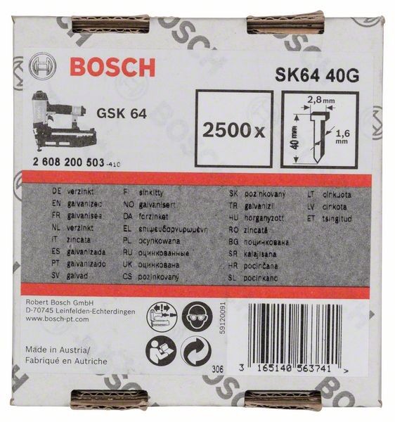 Senkkopf-Stift 2608200503