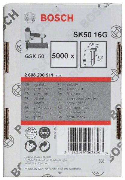 Senkkopf-Stift 2608200511