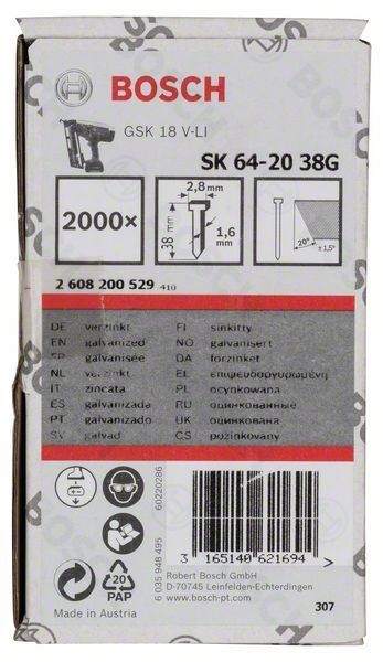 Senkkopf-Stift 2608200529