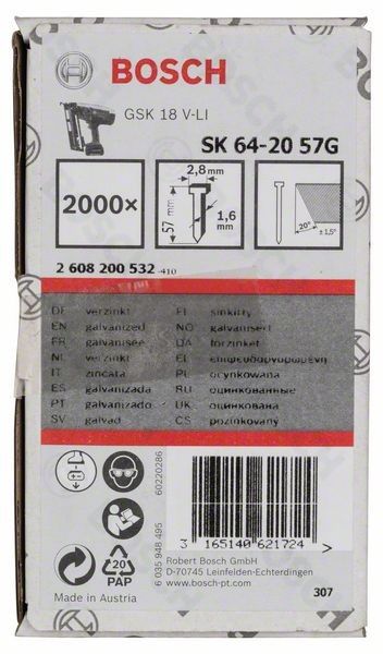 Senkkopf-Stift 2608200532