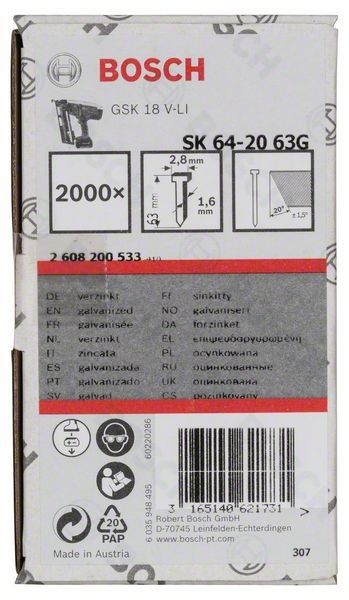 Senkkopf-Stift 2608200533