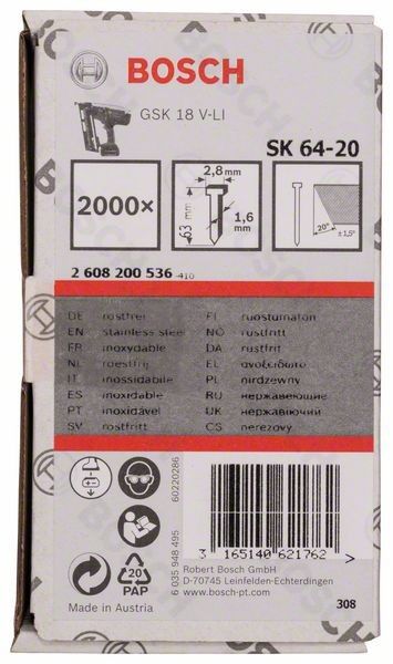 Senkkopf-Stift 2608200536