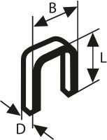 Schmalrückenklammer 2609200226