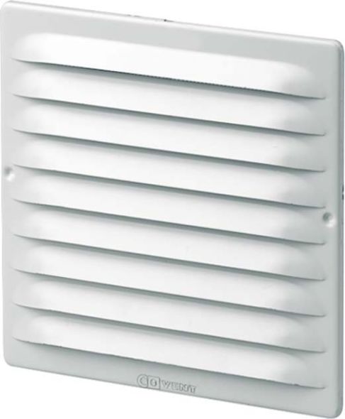 Außengitter, quadrat. MGE 80/125 weiß