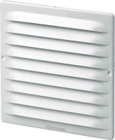 Außengitter, quadrat. MGE 80/125 weiß