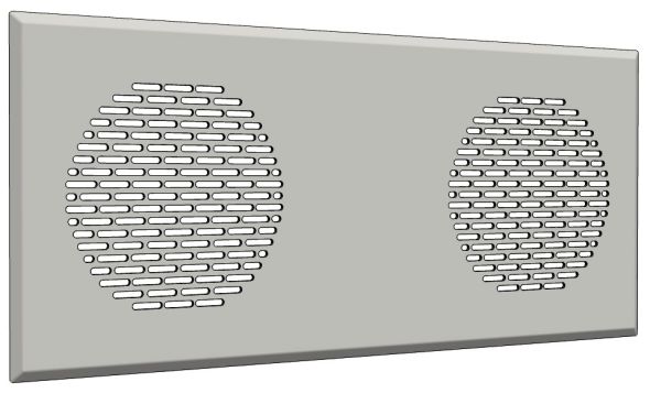 Ventildoppelgitter DVG DE Stripes