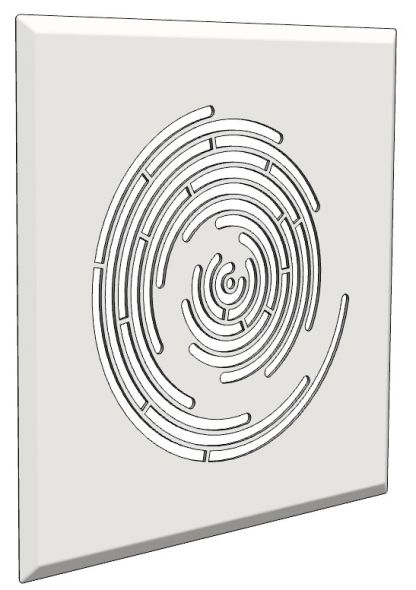 Ventilgitter DVG QE Curves Ventilgitter DVG QE Curves