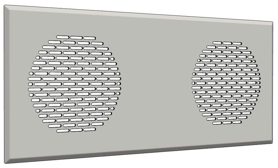 Ventildoppelgitter DVG DE Stripes