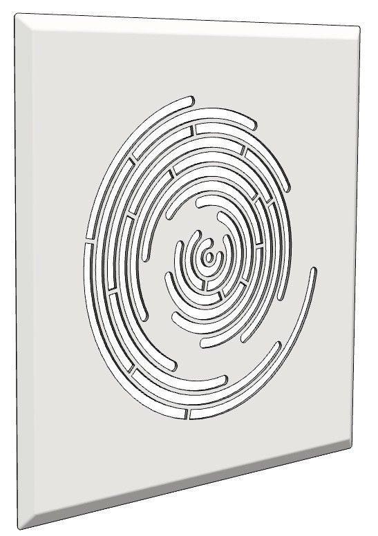 Ventilgitter DVG QE Curves Ventilgitter DVG QE Curves