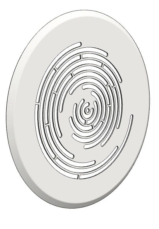 Ventilgitter DVG RW Curves