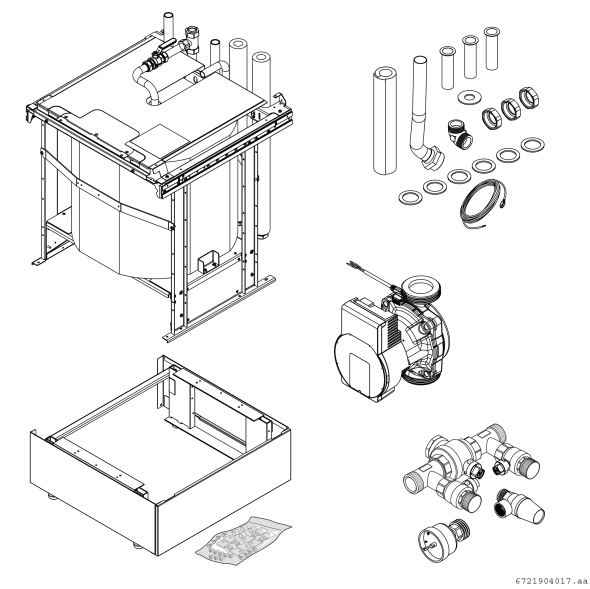 Anschluss-Set DHW-Kit