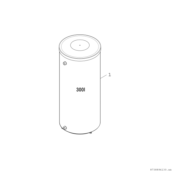 Pufferspeicher BH300-5K1C