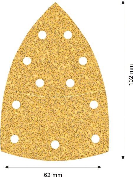 EXPERT C470 Schleifpapier 2608901652 (VE10)