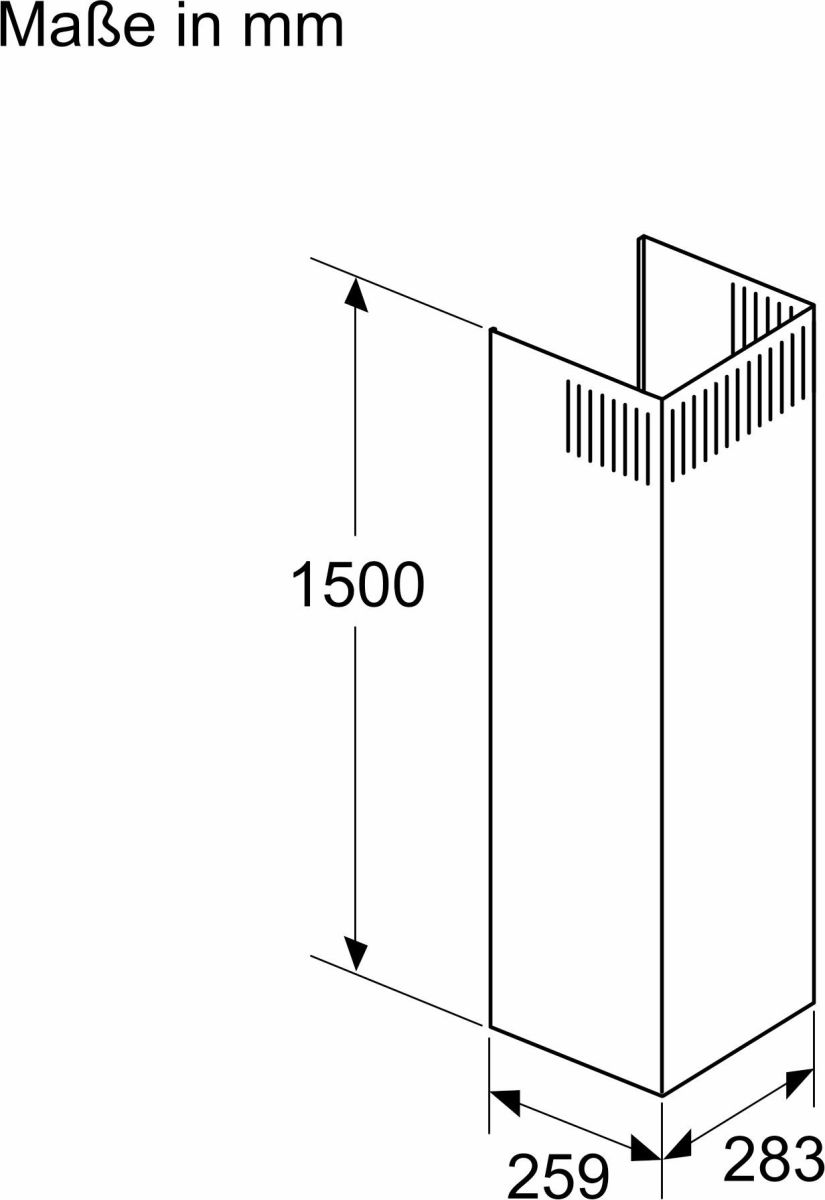Kaminverlängerung DWZ0BX6L1