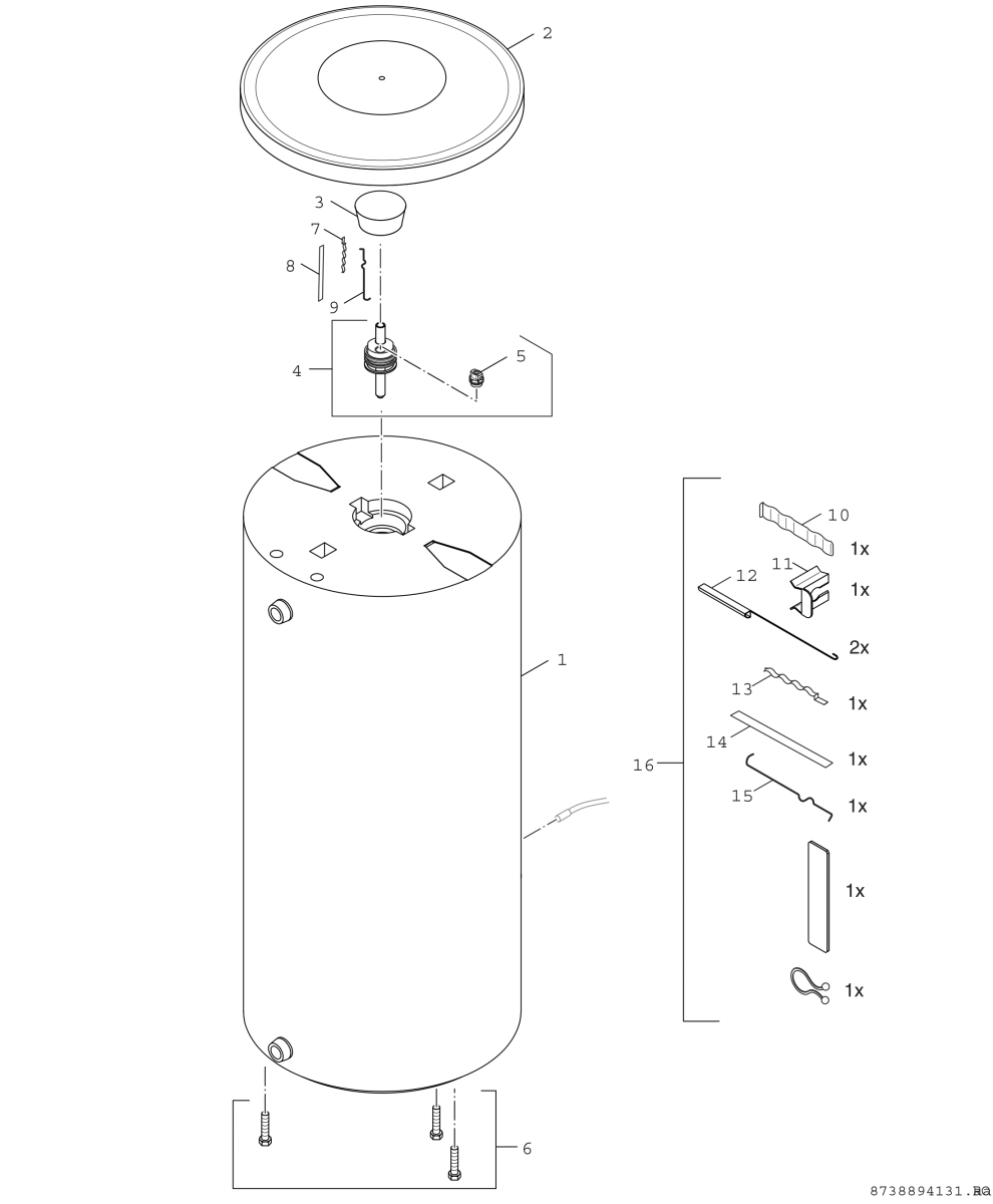 Pufferspeicher BH300-5K1C