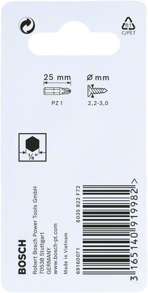 Schrauberbit 2608522400