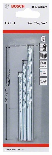 Steinbohrer-Set 2608590127 Steinbohrer-Set 2608590127