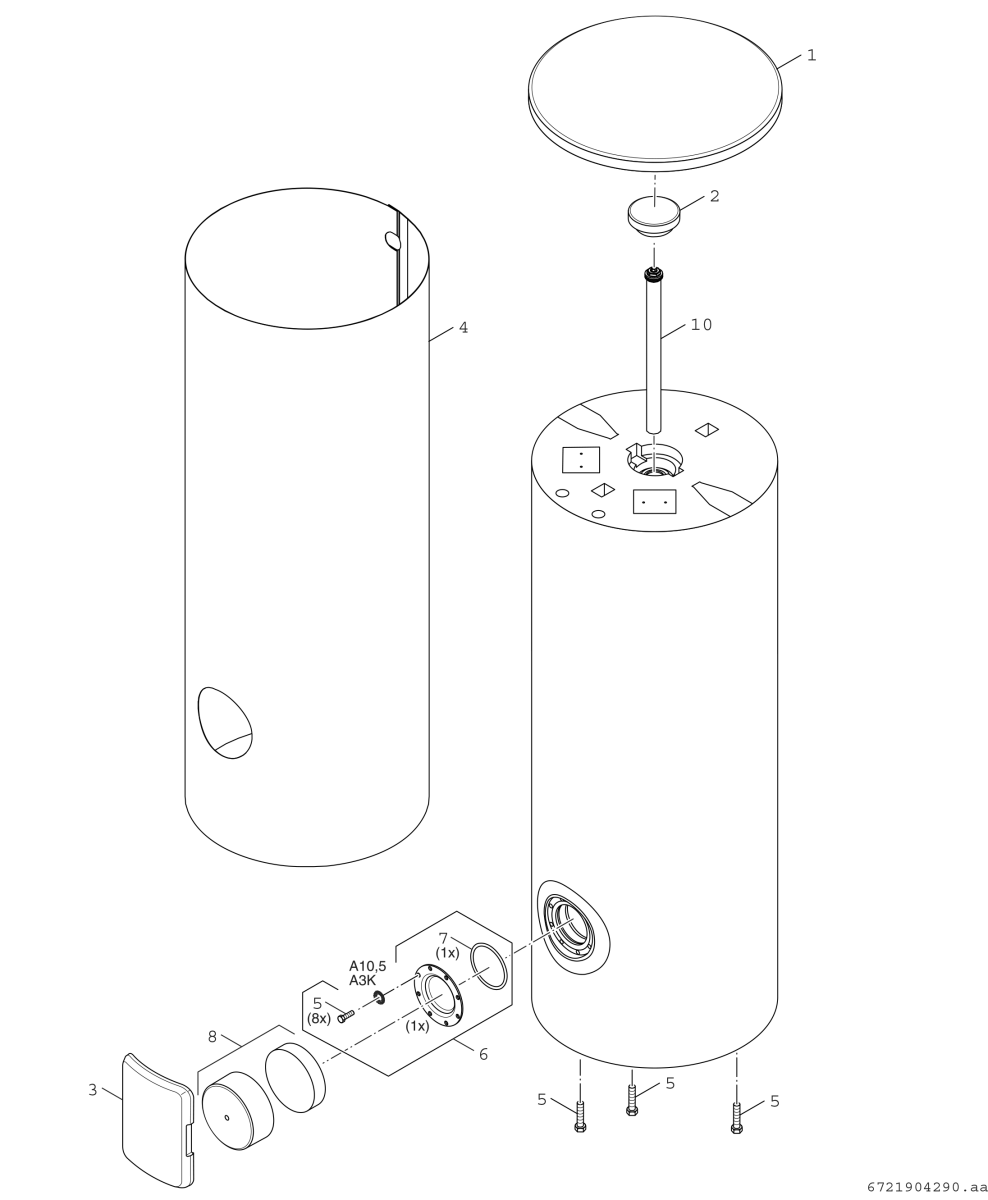 Wärmepumpenspeicher WP300KP1B