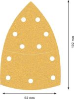 EXPERT C470 Schleifpapier 2608901648 (VE50)