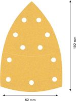 EXPERT C470 Schleifpapier 2608901649 (VE50)