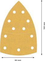 EXPERT C470 Schleifpapier 2608901650 (VE50)