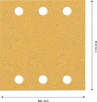 EXPERT C470 Schleifpapier 2608901655 (VE50)