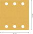 EXPERT C470 Schleifpapier 2608901658 (VE50)