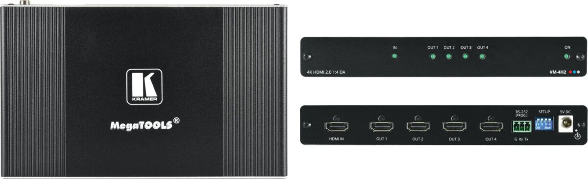 4K HDMI-Verteilverstärker VM-4H2 4K HDMI-Verteilverstärker VM-4H2