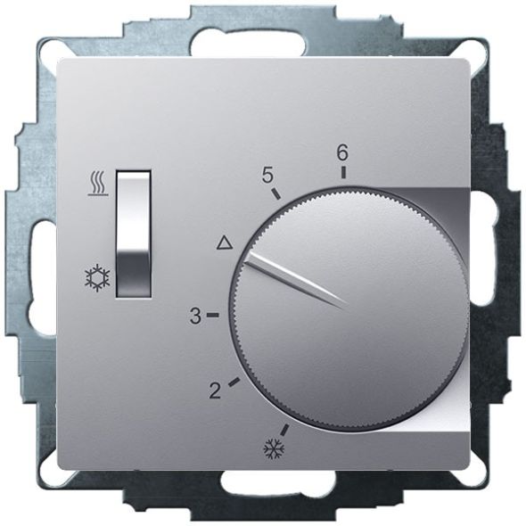 UP-Raumregler 5-30C AC230V UTE 1770-Alu-55 UP-Raumregler 5-30C AC230V UTE 1770-Alu-55