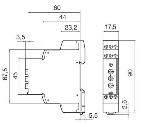 Spannungsmessrelais IMU-3