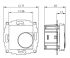 UP-Raumregler 5-30C AC24V UTE 1002-RAL9010-G50