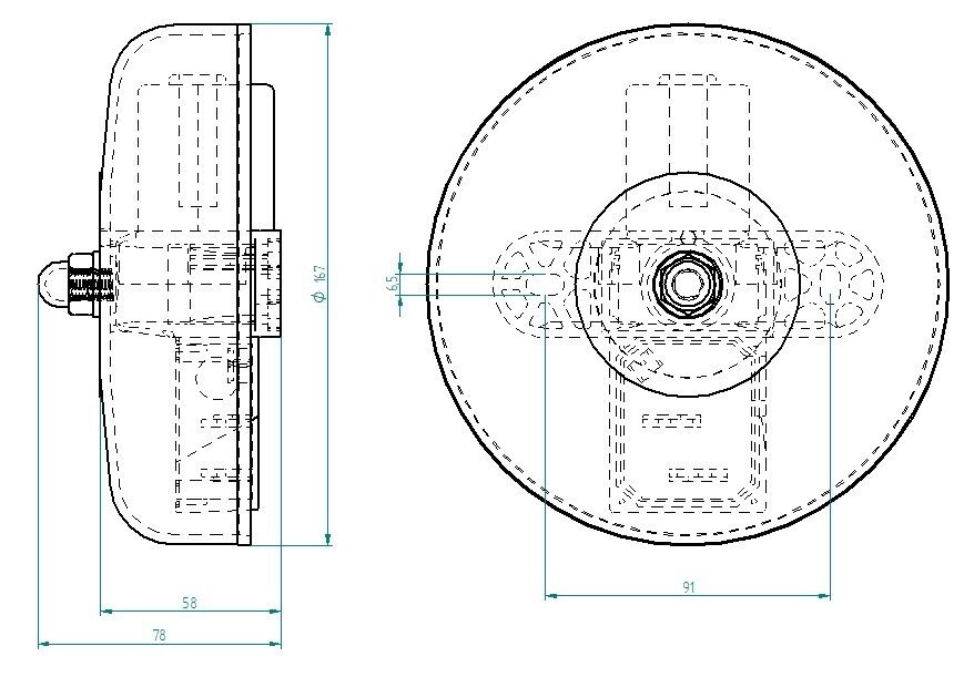 Groß-Läutewerk LTW 168 GR 12V DC