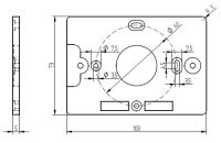 Monatageadapter 74699
