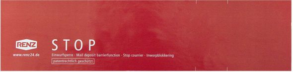 Einwurfsperre 33mm 97-9-00428 Einwurfsperre 33mm 97-9-00428