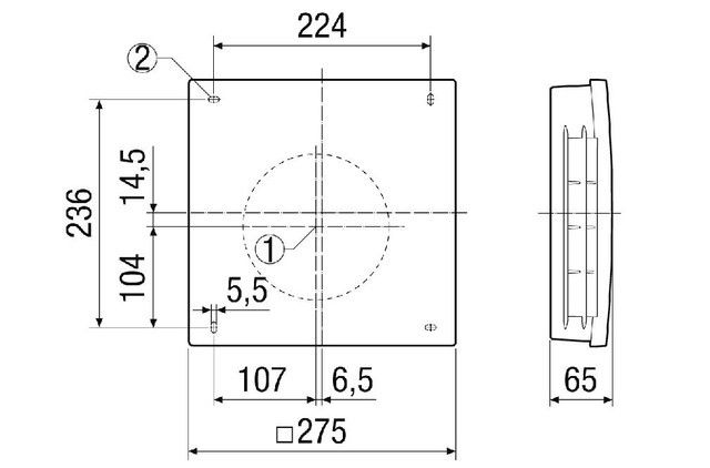 Außenabdeckung PPB 30 AK