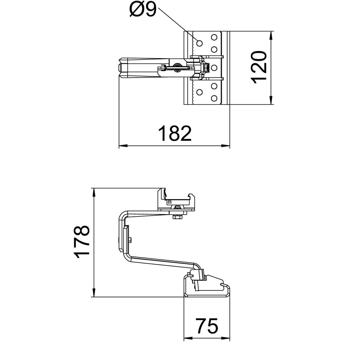 Dachhaken universal DHU A2